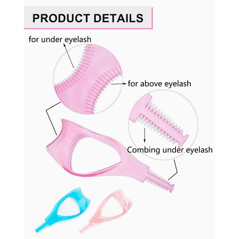 MYGLOAR 3 Pack Mascara Protection Applicator for Upper and Lower