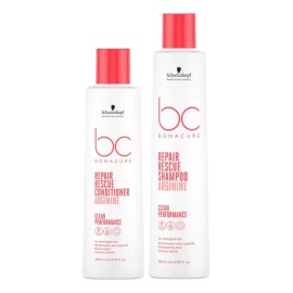 Kit Shampoo Y Acondicionador Schwarzkopf Repair Rescue 250ml                                                                                          