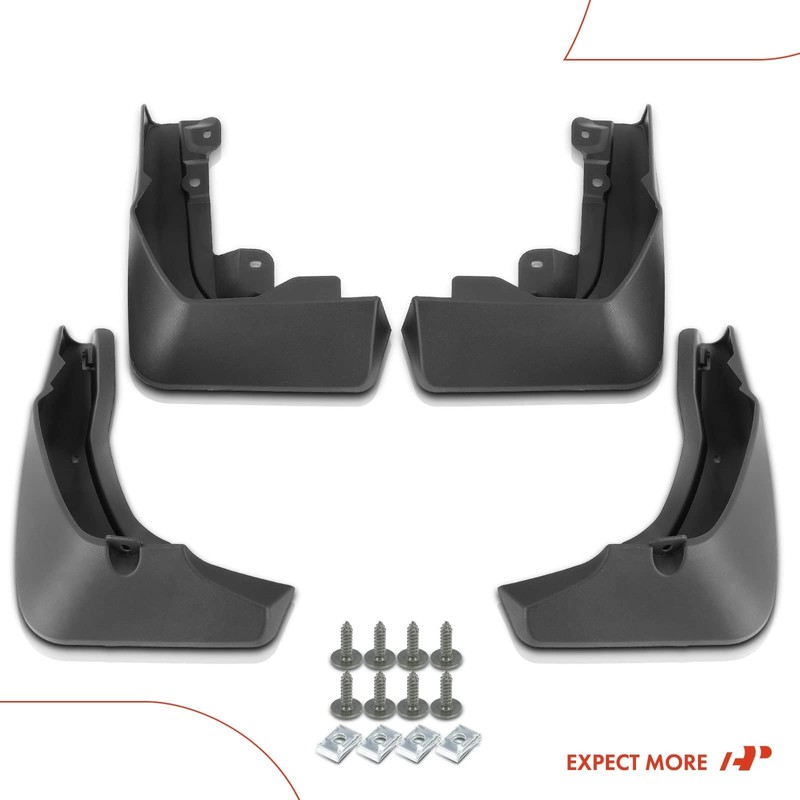 A-Premium Set of 4PCS Mud Flaps Splash Guards Mudguards Mudflaps