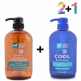 Horse oil rinse-in shampoo youth crown odor hair (WB3760D) / 마유 린스 인 샴푸 청소년 정수리 냄새 머릿결 (WB3760D)