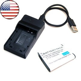 Unbranded Battery + USB Charger For Olympus SZ-10 SZ-11 SZ-12 SZ-14 SZ-15 SZ-16 SZ-20 New