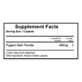 Naturetition Corteza De Pygeum 400 Mg 120 Cápsulas