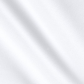 Poly Crepe White Fabric by The Yard