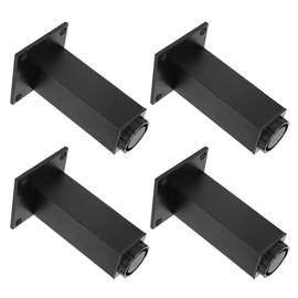 4pcs Aluminum Alloy Adjustable Feet Sofa Bed Foot Legs Support for Cupboard Cabinet Furniture Accessories120mm