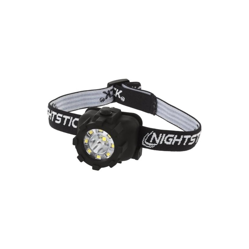Nightstick NSP-4606B Dual-Light Headlamp- 3 AAA - Black
