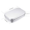 Set of 8 Tin Cans Tin Can Case Mini Box