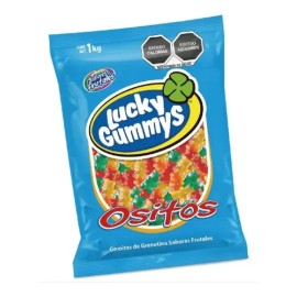 Lucky Gummys Ositos Gomitas De Frutas 1kg