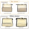 5 PCS Hanging Handbag Storage Organizer Non-Woven Transparent Dust-proof Homewares