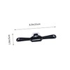 TEHAUX 2 Pieces Adjustable Spokeshave with Flat Base Metal Trimming