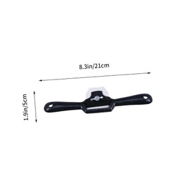 TEHAUX 2 Pieces Adjustable Spokeshave with Flat Base Metal Trimming Plane Ergonomic Design Woodworking Hand Tool for Crafting and DIY Projects present for Woodworking Enthusiasts