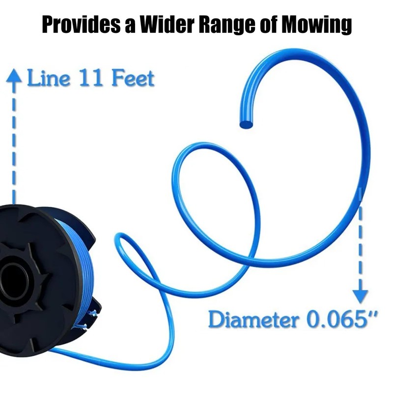 String Trimmer Replacement Spool for Hart Auto-Feed String Trimmer, for