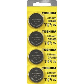 Toshiba CR2450 Battery 3V Lithium Coin Cell (120 Batteries)