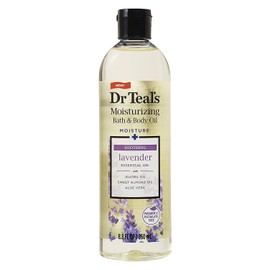Dr. Teals Bath & Body Oil Variety Gift Set (2 Pack, 8.8oz Ea.) - Soothing Lavender & Ultra Rich Shea Butter - Essential Oils Hydrate Skin & Alleviates Daily Stress - at Home Spa Kit