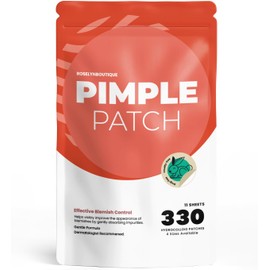 ROSELYNBOUTIQUE Pimple Patches for Face 330 Dots - Hydrocolloid Pore Spot Patches with Tea Tree Oil, CICA Skin-Friendly