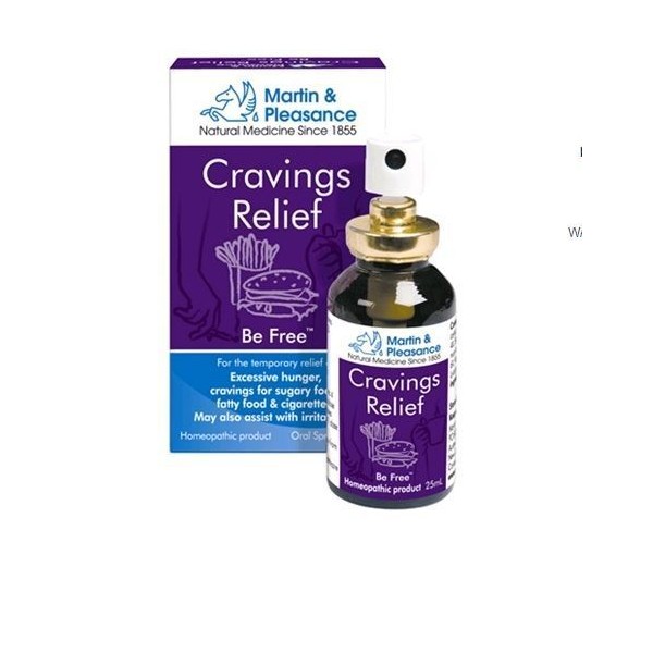 2 x 25ml MARTIN & PLEASANCE Homeopathic Cravings Relief Spray