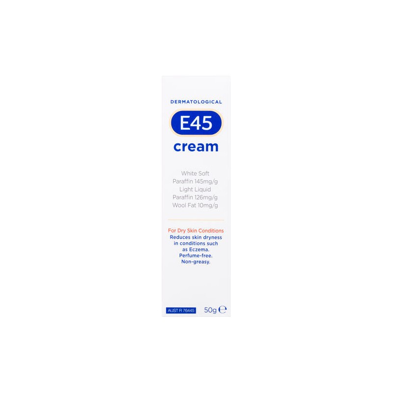 E45 Moisturising Cream for Dry Skin & Eczema 50g