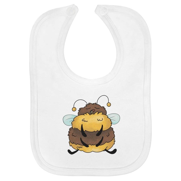 'Sleepy Bumble Bee' Soft Cotton Baby Bib (BI00059407)