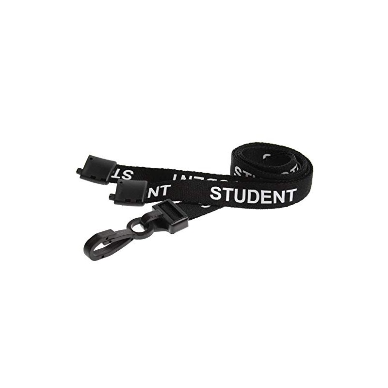 ALG ID Cards | 15mm Black Student Lanyards Neck Strap