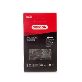 Oregon PowerCut 3/8" Pitch, .058" (1.5 mm) Gauge Full Chisel Chainsaw Chain for 20 Inch Bar - 72 Drive Links - fits Husqvarna, Makita, Dolmar, Jonsered, and more (22LPX)