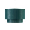 firstchoicelighting Dark Green Ceiling Light Shade, Easy Fit Pendant Shade,