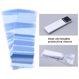 ECSiNG 100PCS Heat Shrinkable Films Dust Proof Remote Controller Sleeve PVC Protective Cover for TV Air Conditioner Remote Controller 50PCS 8x25cm & 50PCS 6x35cm