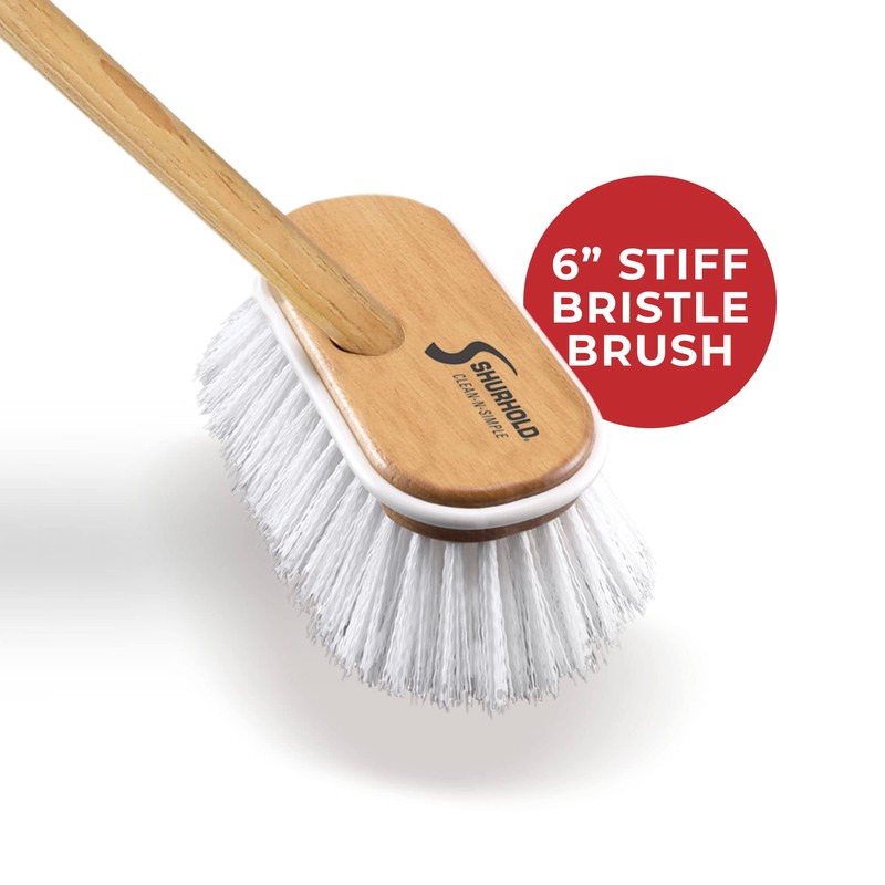 Shurhold 1950 Marine Mate 6 Inch Stiff Bristle Brush with