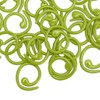 50PCS Metal Stitch Markers Spiral Markers Multifunctional Crochet Locking Hooks