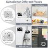 HAUKINIX Shower Timer Waterproof Bathroom Toilet Timer Digital Kitchen for