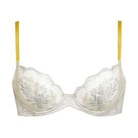 Wing/Wacoal KB2201 Women's Lightweight Bra, Airy Soft Bra, 3/4 Cup, GY, E70