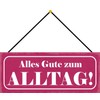 Schatzmix Tin-Plate Sign, Sheet metal, Multicoloured, 27x10 cm