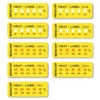 Heat Label CR-B 5 Point Labels