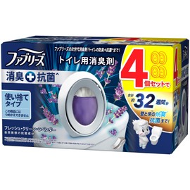 Febreze Deodorizer (Toilet Use) [Deodorizing + Antibacterial] 4-Piece Set Fresh Clean Lavender Air Freshener