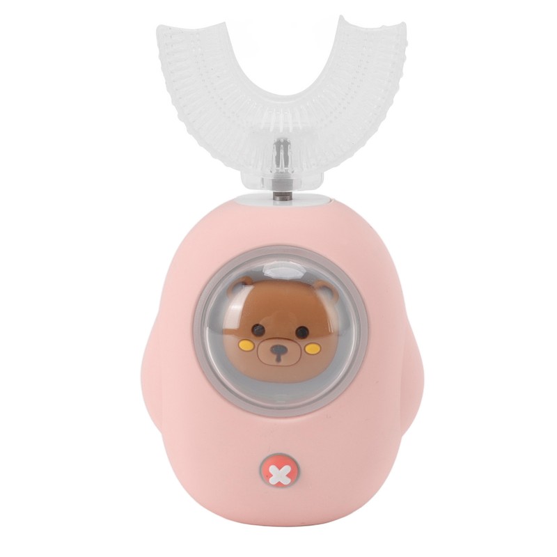 Kids U Shaped Electric Toothbrush Food Grade Silicone USB Charging