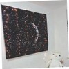 Zerodeko Cosmo Moon Tapestry Plush Decorative Hanging Cloth for Living