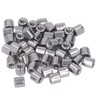 50Pcs Coupling Nut Round M4 Stainless Steel Rod Connector Nut