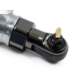 Koshihara 3/8 inch DR (9.5 mm) Pneumatic Ratchet Wrench, Mini Dual Purpose Ratchet Wrench, Air, Mini Air Ratchet Wrench, Dual Function, Insertion Angle, 1/4 inch DR (6.3 mm) Bit, 27N-m, Total Length