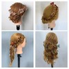 Sirydtm 28" Mannequin Head with Human Hair Light Brown 80%
