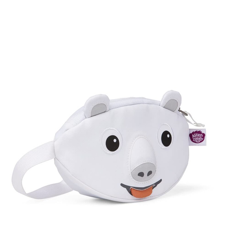 Affenzahn Bum Bag for Children in Nursery, Polar Bear -