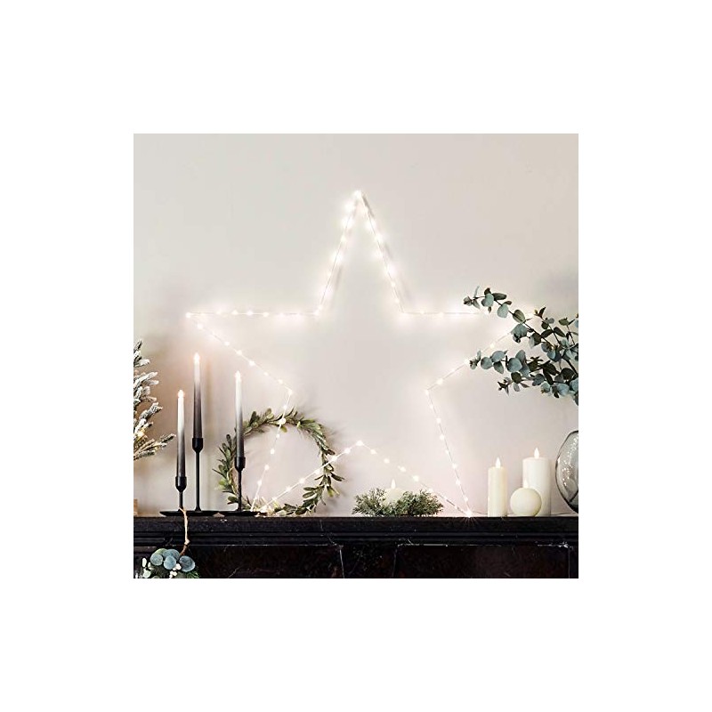 Lights4fun 32cm Frosted Eucalyptus Christmas Wreath Front Door & Indoor
