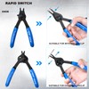 SMOTIVEPRO 12 Piece Versatile Retaining Snap Ring Pliers set,Heavy Duty