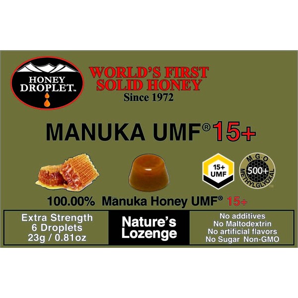 Honey Droplet 100% UMF® Manuka Honey 15+ x 12 pcs