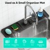 Faucet Mat for Kitchen Sink [5°Slope Fast Self-draining] Kitchen Sink