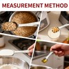 Icetop 8 Pcs Measuring Spoons Stainless Steel for Cooking