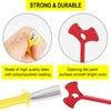 Eowppue 12Pcs Heavy-Duty Bungee Cords & Deck Plank Stakes Combo