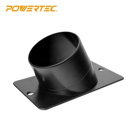 POWERTEC 70153 Angled Dust Port, 4-Inch