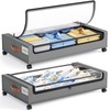 Yecaye Under Bed Storage with Wheels, 2 Pack Under Bed
