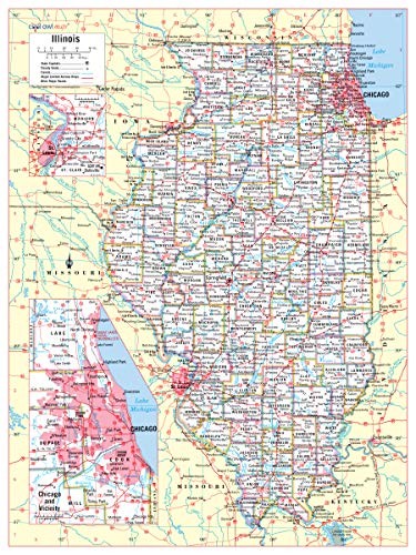 thumbnail image 2 of Cool Owl Maps World Wall Map GIANT Poster, 54x36 Inches, Rolled Paper, Multi-Color, 2022 2 of 4