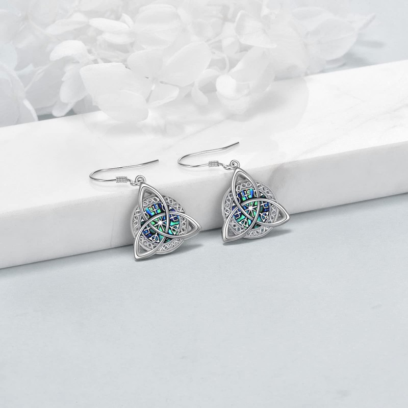 Pendientes celtas, Plata de ley, Sin gemas.