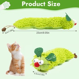 Binlava Cat Toy, Catnip Toy, Cat Cushion, Interactive Cat Toy, Cat Toy, Self-Employment with Catnip Sticks for Cats Dental Care