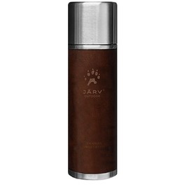 JÄRV Tännäs Vacuum Insulated Stainless Steel Thermos (25 oz) with Removable Leather Grip